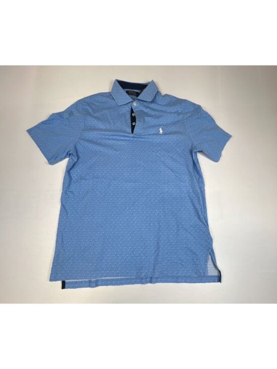 Polo Ralph Lauren Other - Polo Ralph Lauren Men’s Size M Blue Patterned Short Sleeve Polo